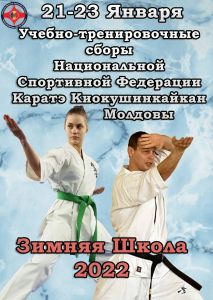 Постер Зимней школы по карате кёкушинкай