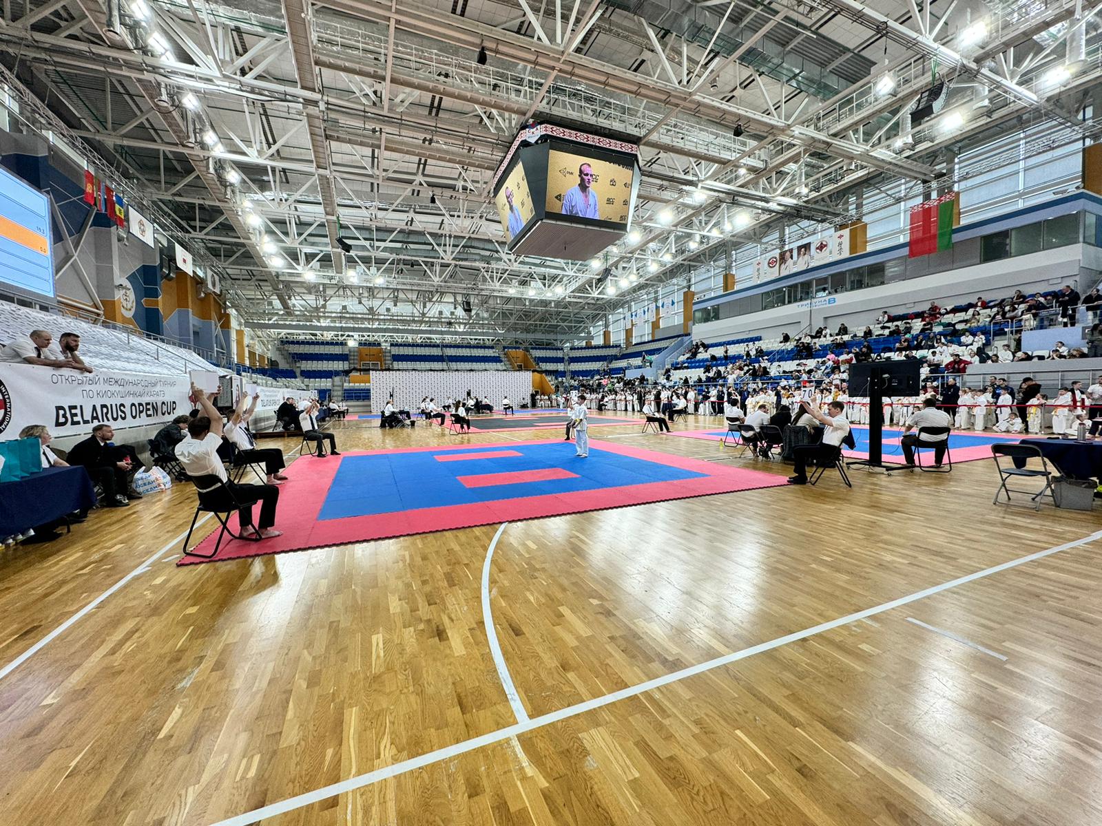 O prestatie de kata pe tatami la Belarus Open Cup 2024